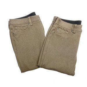 CHICO'S Brown Mid-Rise Straight Leg Ponte Pants BUNDLE of 2